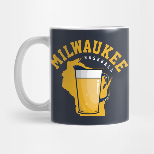 Milwaukee Brewers Baseball State by stayfrostybro